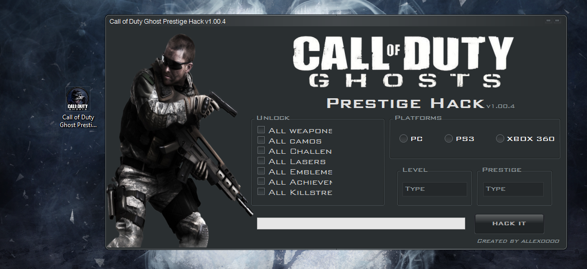 call of duty ghost cheat code